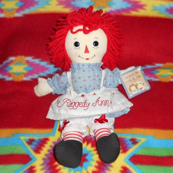 Raggedy Ann Doll w/I Love You Heart by Hasbro/Aurora 16" (Handmade, Dec 2018) - Picture 1 of 5